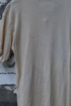 ARCHIVIO J.M.Ribot 24 Autumn and Winter Oblique Button Round Neck T-shirt AJM-TS08/TK/OLD-0 Off-white